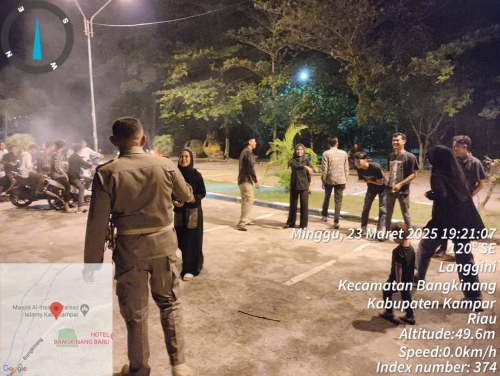 Ganggu Ketertiban, Puluhan Petasan Diamankan Satpol-PP Kampar di Taman Kota Bangkinang