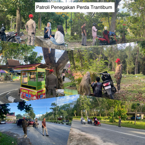 Petugas Satpol-PP Kampar Kembali Tertibkan PKL Nakal yang Berjualan Ditrotoar