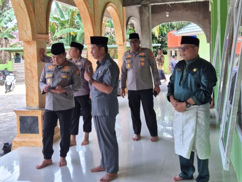 Plt Kasatpol PP Kampar Zulfikar Apresiasi Pembangunan Jembatan Darurat di Lubuk Agung
