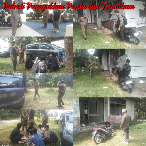 Satpol PP Kampar Edukasi Warga yang Makan Siang di Ruang Terbuka saat Ramadhan