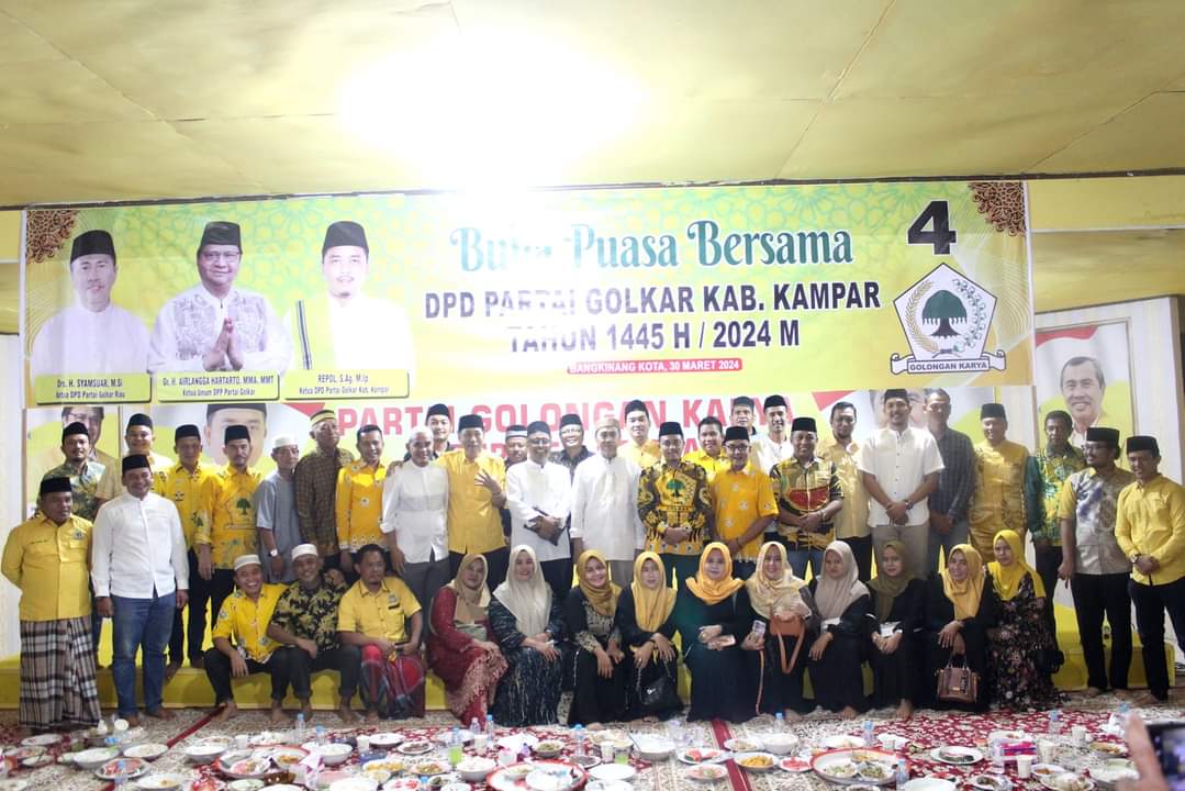 Buka Bersama, Syamsuar Apresiasi Golkar Kampar Raih Tujuh Kursi DPRD Kabupaten