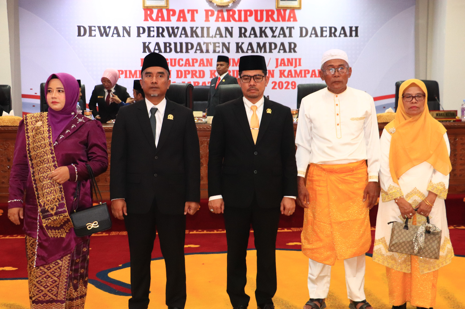 Ahmad Taridi Resmi Dilantik Sebagai Ketua DPRD Kampar