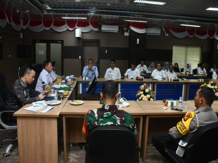 Pj Bupati Kampar Hambali Pimpin Pertemuan High Level Meeting Terkait Inflasi dan Nataru