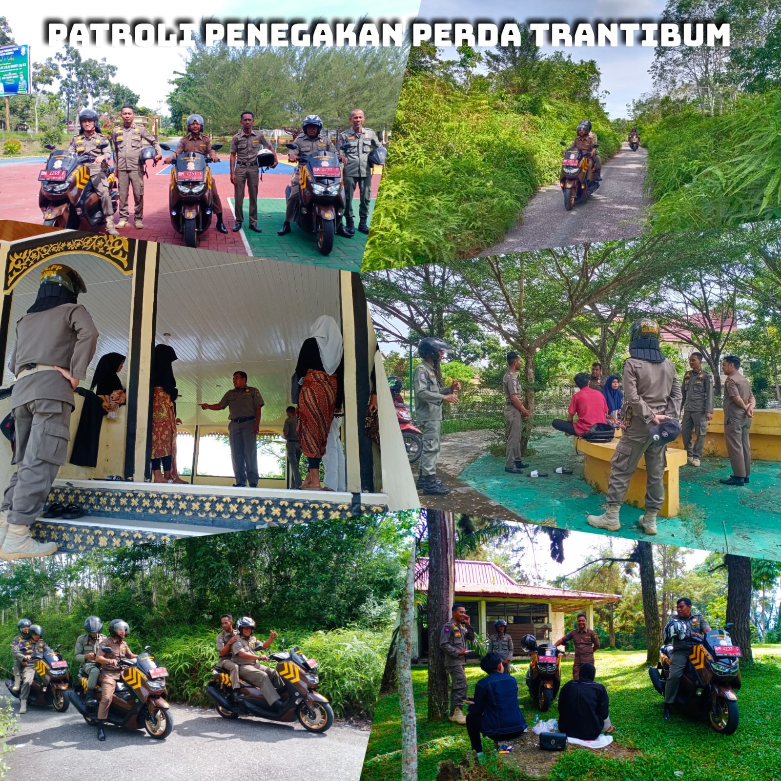 Razia Perda, Satpol-PP Kampar Sisir Balai Adat, Tugu Batu Hitam, Tugu Tigo Tungku Sajoangan