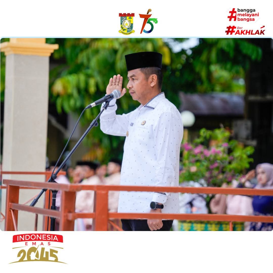 Bupati Kampar Pimpin Apel Awal 2026, Minta OPD Perkuat Sinergi