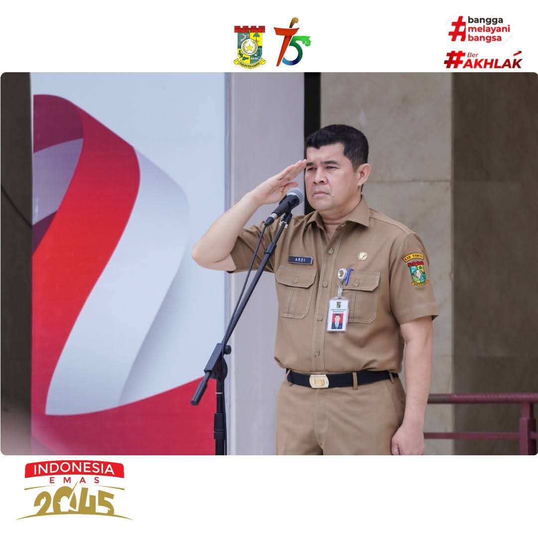 Pj Sekda Kampar Pimpin Apel ASN, Tekankan Disiplin dan Reformasi Birokrasi