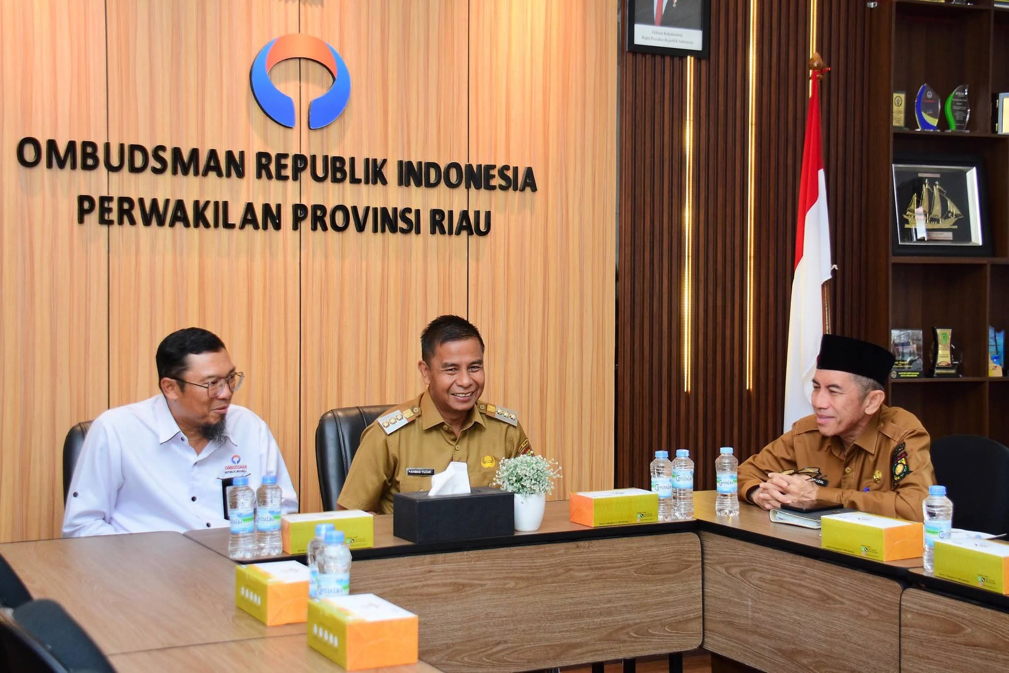 Awal 2026, Bupati Kampar Perkuat Sinergi dengan Ombudsman Riau