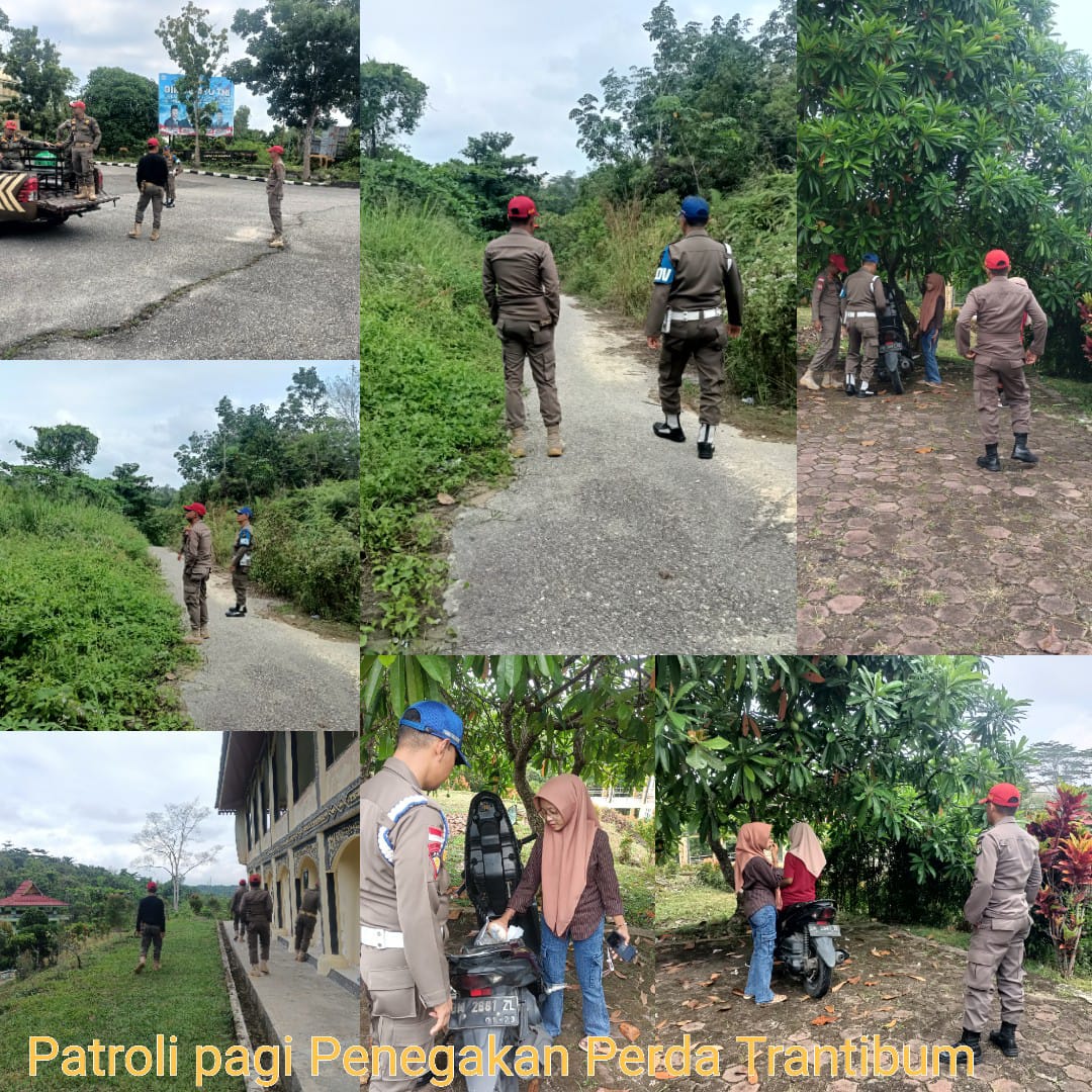 Satpol PP Kampar Patroli Penegakan Perda di Sejumlah Titik Rawan