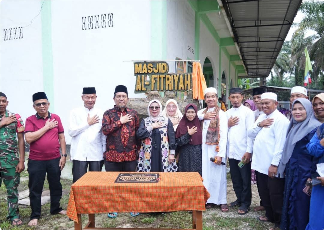 Masjid Al-Fitriyah YPI Tasnur Riau Diresmikan Wabup Kampar