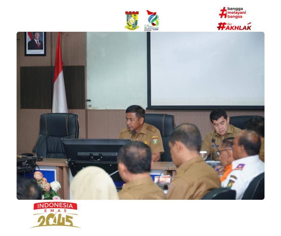 Bupati Ahmad Yuzar Tegaskan OPD Kampar Wajib Tindak Lanjuti Arahan Presiden