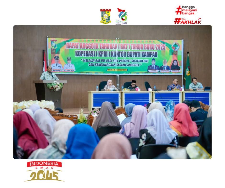 Pemkab Kampar Tekankan Transparansi saat Buka RAT KPRI 2026