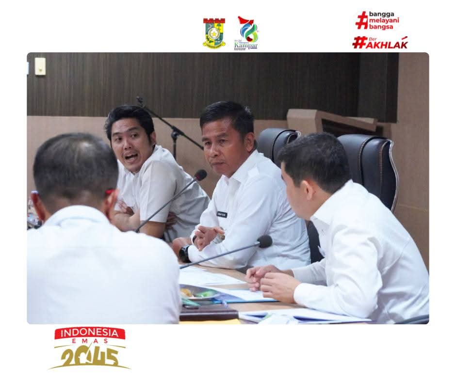 Bupati Kampar Ahmad Yuzar Pimpin Langsung Entry Meeting Audit LKPD 2025