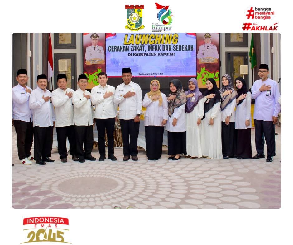 Bupati Kampar Ahmad Yuzar Genjot Solidaritas Sosial Lewat Gerakan ZIS